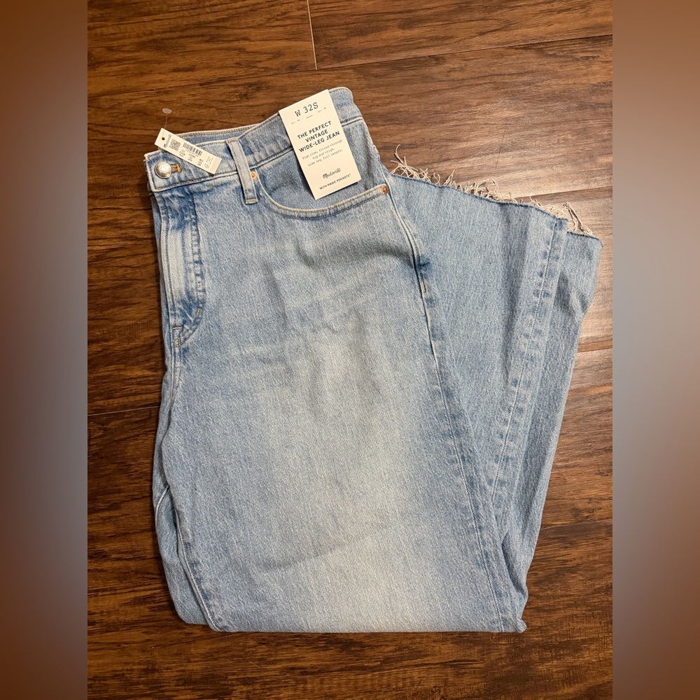 Madewell Perfect Vintage Wide Leg Jean NWT